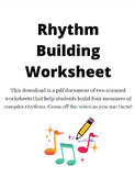 Rhythm Builder Worksheets