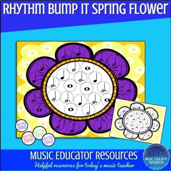 Preview of Rhythm Bump It | Spring Flowers Themed
