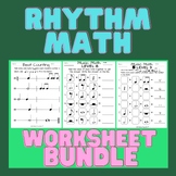 Rhythm Math Worksheet Bundle
