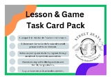 Rhythm Card Lessons & Game Task Card Pack