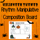 Rhythm Cards Composition Board Halloween Theme-- Ta, Titi,