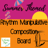 Rhythm Cards Composition Board SUMMER Theme-- Ta, Titi, Too, Rest