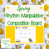 Rhythm Cards Composition Board Spring Theme-- Ta, Titi, Too, Rest