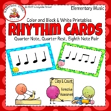 Rhythm Cards - Elementary Music Printable