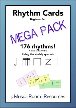 Preview of Rhythm Cards Mega Pack - Kodaly Notation