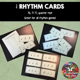 Rhythm Cards in 3/4 time signature, Ta, Ti Ti and quarter rest