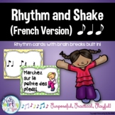 Rhythm Cards with Brain Breaks (FRENCH):  Syncopa (Ti Ta Ti)