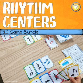Preview of Rhythm Centers Bundle - 10 Rhythm Reading Games