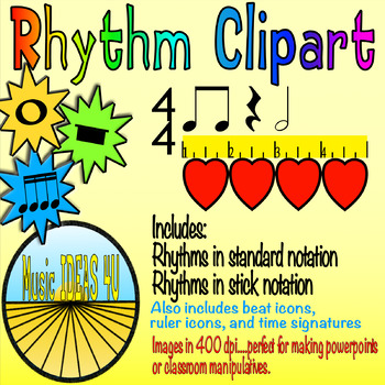 Preview of Rhythm Clipart Pack