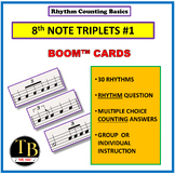 Rhythm Counting Basics: 8th Note Triplets #1 Boom™ Cards