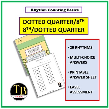 Preview of Rhythm Counting Basics: Dotted Quarter-Eighth/Eighth - Dotted Quarter #1