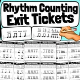 Rhythm Counting Mastery Exit Tickets