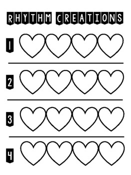 Preview of Rhythm Creations Worksheet