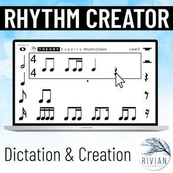 Preview of Rhythm Creator Drag and Drop Music Activities for Google Slides