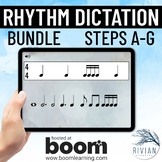Rhythm Dictation BUNDLE Music Theory Boom Cards