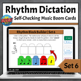 Online Rhythm Games for Music Class Boom Cards - Set 6