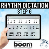 Rhythm Dictation Step G Music Theory Boom Cards