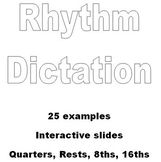 Rhythm Dictation Workout - Interactive Slides Worksheet - 