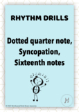 Rhythm Drills - Part 2 (Dotted Quarter note, Syncopation, 