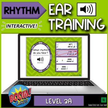 Preview of Rhythm Ear Training Level 3A- Digital and Interactive Music Theory Games