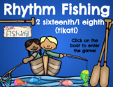 Rhythm Fishing Interactive Game - sixteenth notes/eight no