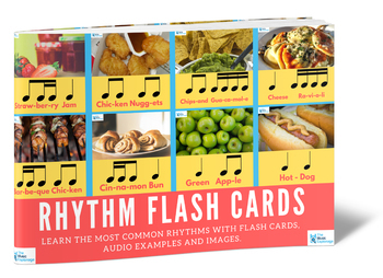 Preview of Rhythm Flash Cards-AUDIO Examples + BOOM Listening Game