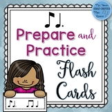 Rhythm Flash Cards for Prepare and Practice: Ti Tom (Eight