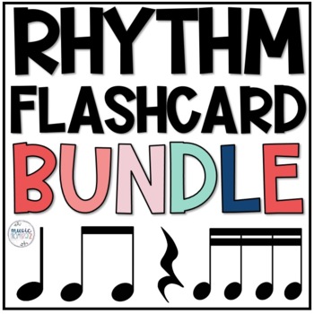 Preview of Rhythm Flashcard BUNDLE