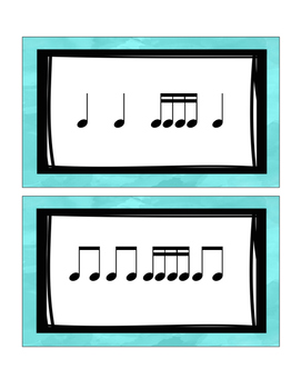 Preview of Rhythm Flashcards (1st-2nd)