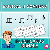 Rhythm Flashcards 4 Corners - Standard Notation BUNDLE 