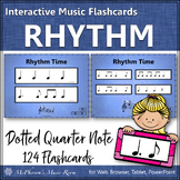 Rhythm Flashcards Dotted Quarter Note Interactive Rhythm Cards