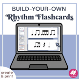 Rhythm Flashcards - Movable Pieces to Make Your Own Patterns!