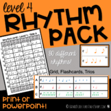 Rhythm Flashcards, Slides & Grids - Level 4 Rhythm Activities