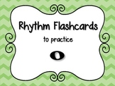 Rhythm Flashcards - Whole Note