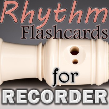 Preview of Rhythm Flashcards for Recorder - Notes E and G - Elementary Music Smart Board