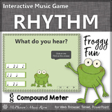 Rhythm Game Compound Meter 6/8: Interactive Music Game {Fr