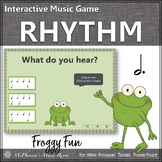 Rhythm Game Dotted Half Note Interactive Music Game {Froggy Fun}