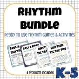 Rhythm Games & Activities | K-5 Bundle | Ready to Use 