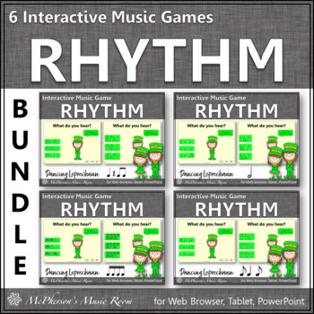 Preview of St. Patrick's Day Music Rhythm Games Interactive Music Games Dancing Leprechaun