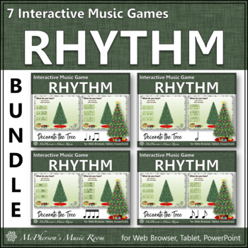 Preview of Christmas Music | Interactive Rhythm Games {Decorate the Tree Bundle}
