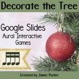 Rhythm Games for Google Slides: Christmas Tree (Sixteenth 
