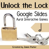 Rhythm Games for Google Slides: Unlock the Lock {Half Note
