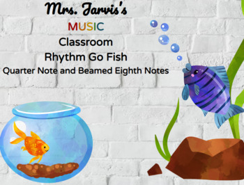 Preview of Rhythm Go Fish: Quarter Notes and Beamed Eighth Notes