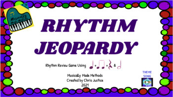 Preview of Rhythm Jeopardy: Level 1