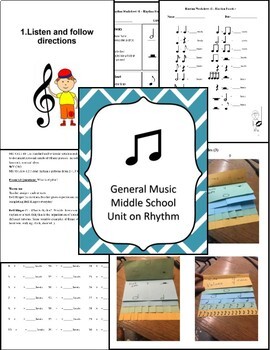 Preview of Rhythm Lesson Plans for the Middle School Music Class
