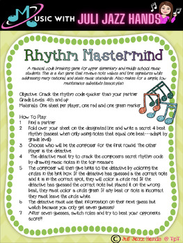 Preview of Rhythm Mastermind - A Music Game of Note Reading