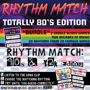 Preview of Rhythm Match: 80s and 90s Decades *2-GAME BUNDLE*