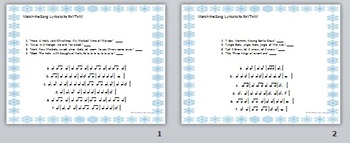 Download Rhythm Match: Winter Song Lyrics & Unscramble: Winter Song Titles 1