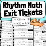 Rhythm Math Exit Tickets