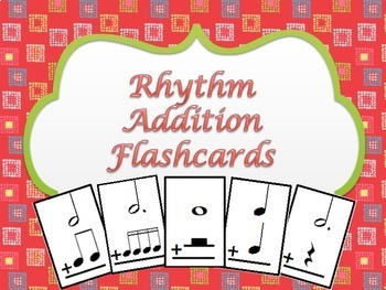 Preview of Rhythm Math Flashcards